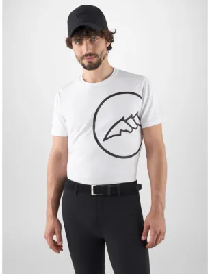 T-SHIRT UOMO CON MAXI LOGO STAMPATO CASTER EQUILINE