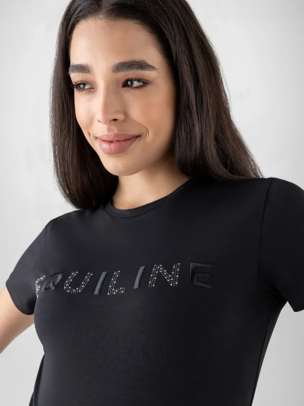 T-SHIRT DONNA CON MAXI LOGO STAMPATO GELIG EQUILINE