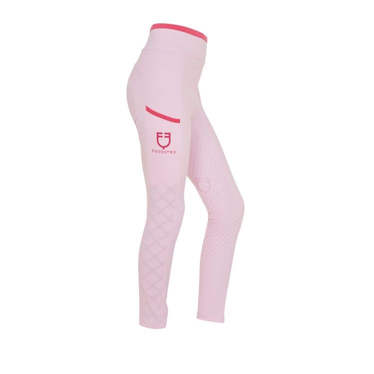 LEGGINGS DA BAMBINA CON DECORAZIONI PERFORATE EQUESTRO