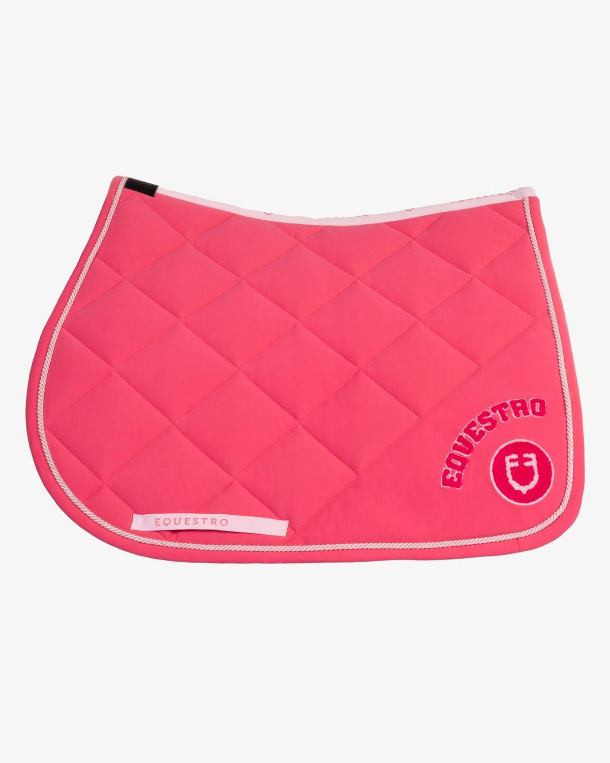 SET SOTTOSELLA + CUFFIA + COPERTA IN COTONE FUCSIA COLLEGE EQUESTRO