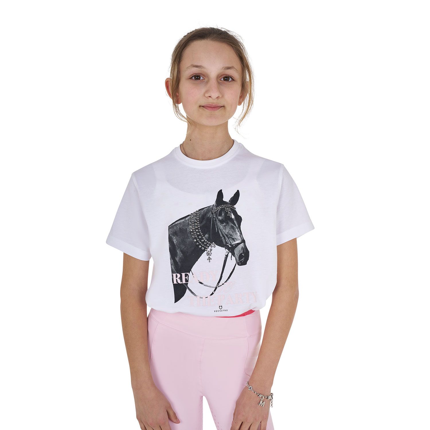 T-SHIRT BAMBINA READY TO THE PARTY EQUESTRO