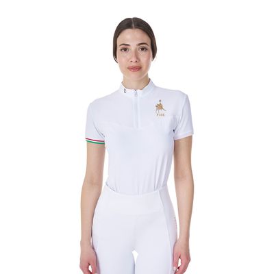 POLO DA CONCORSO DONNA ELASTICIZZATA EQUESTRO X FISE