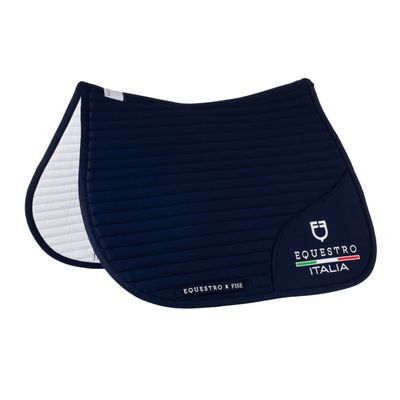 SET SOTTOSELLA + CUFFIA EQUESTRO X FISE BLU