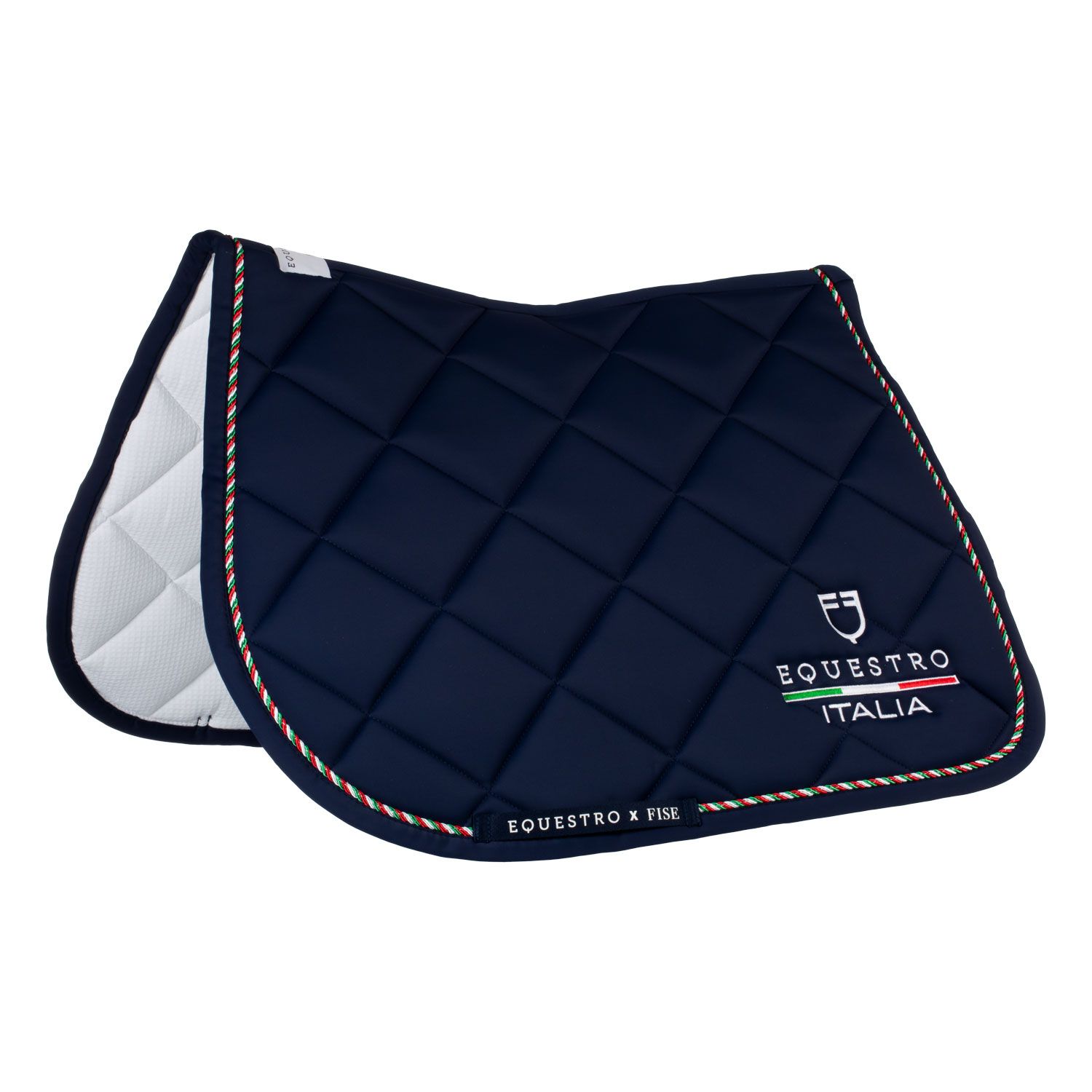 SET SOTTOSELLA + CUFFIA CON CORDINO EQUESTRO X FISE BLU