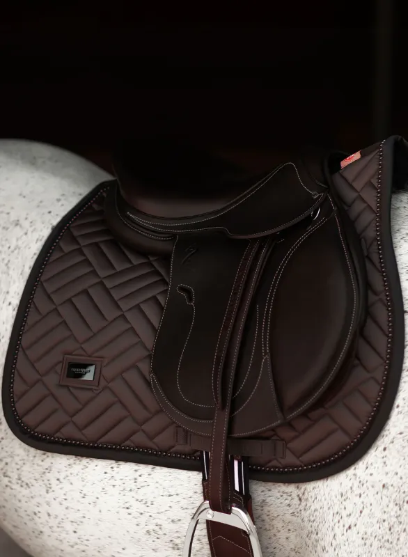 SET STTOSELLA E CUFFIA EQUESTRIAN STCKHOLM MODERN MOCHA