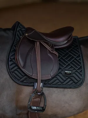 SET STTOSELLA E CUFFIA EQUESTRIAN STCKHOLM MODERN BLACK