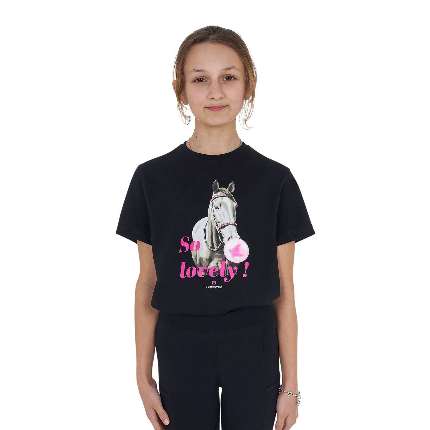 T SHIRT BAMBINA EQUESTRO SO LOVELY