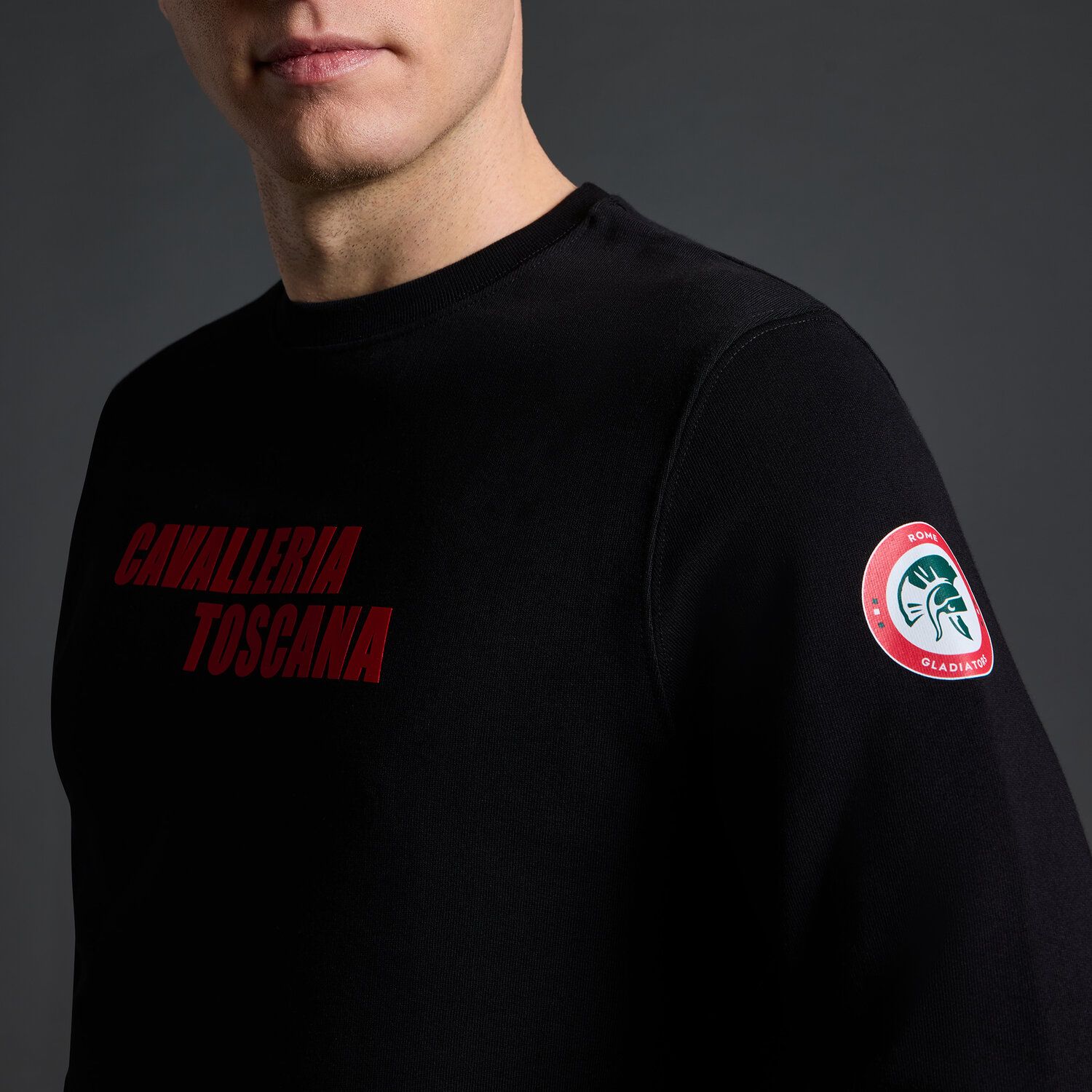 FELPA DA UOMO CAVALLERIA TOSCANA X ROME GLADIATORS