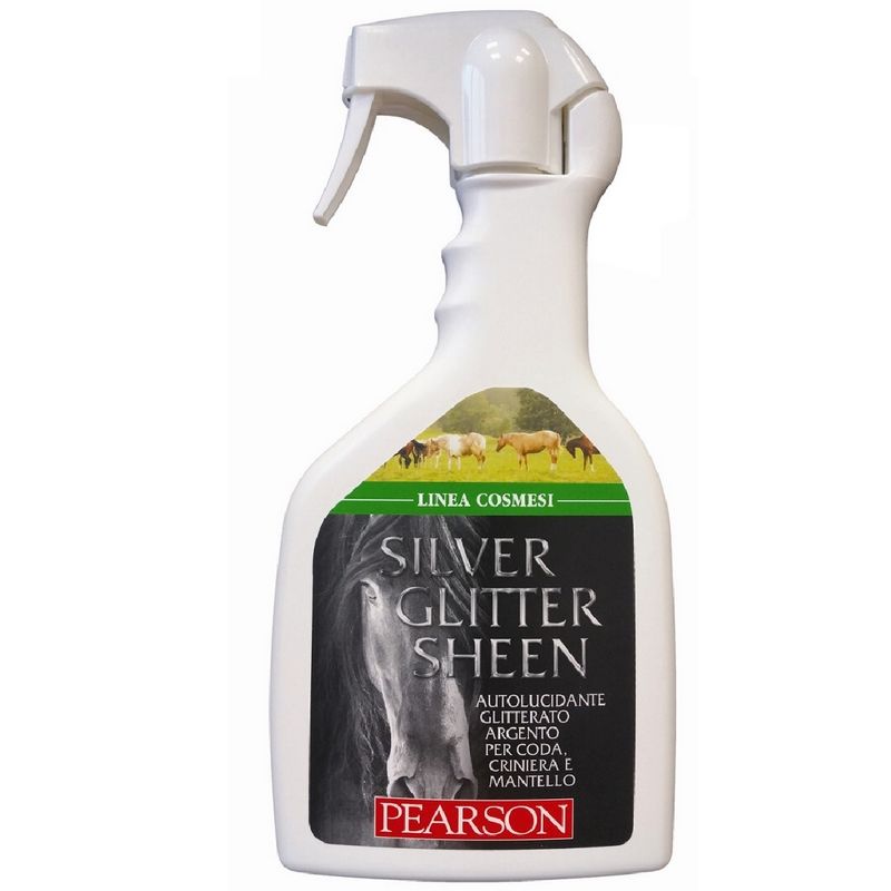 SILVER GLITTER SHEEN