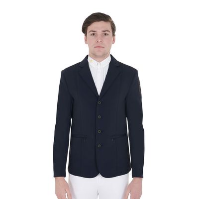GIACCA DA CONCORSO UOMO CON LOGO RICAMATO A CONTRASTO EQUESTRO