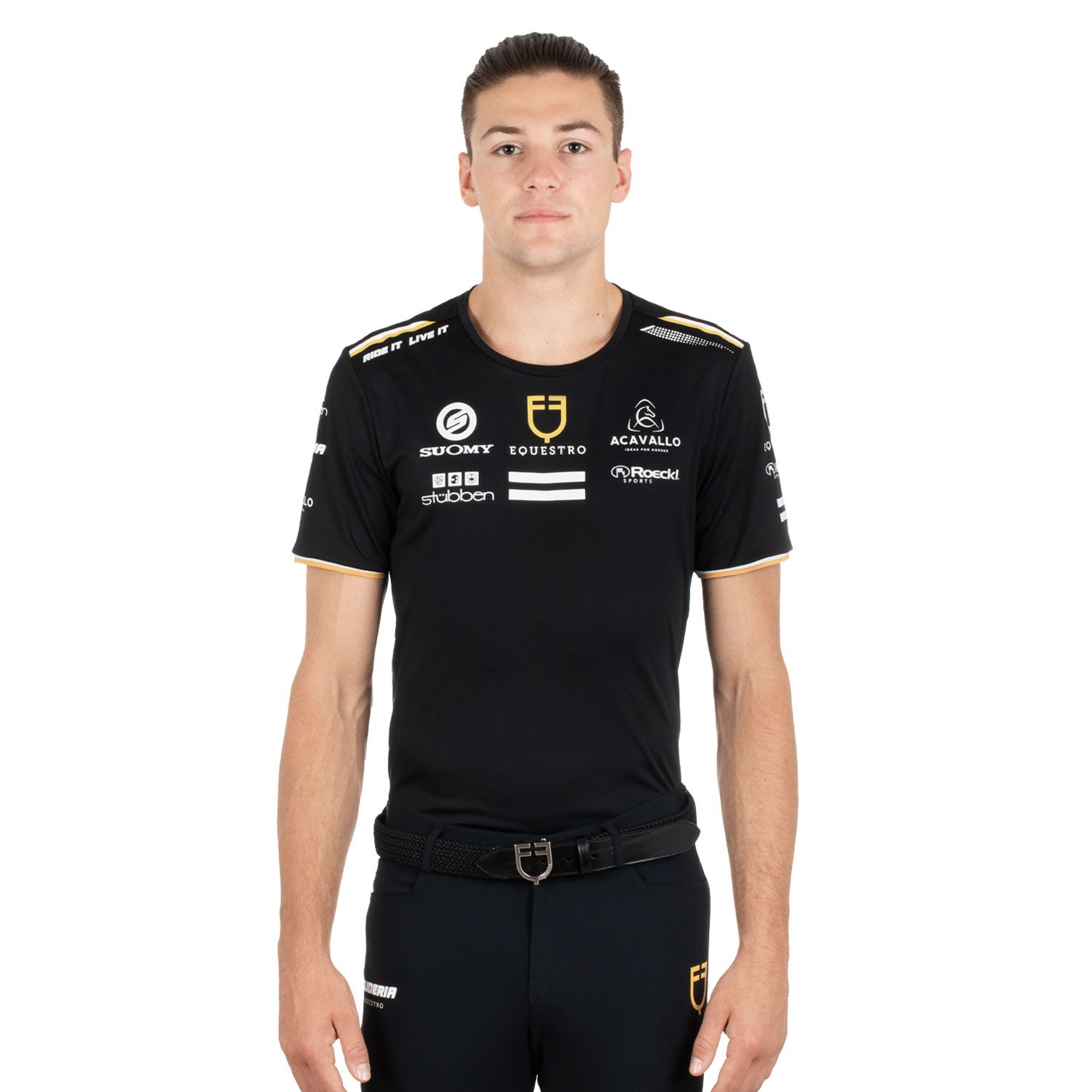T-SHIRT UOMO EQUESTRO MULTILOGO GP