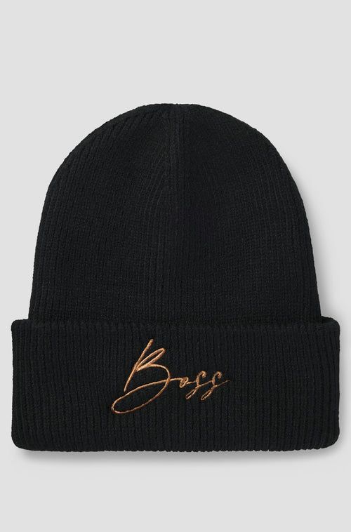CAPPELLO IN LANA RICAMATO HUGO BOSS
