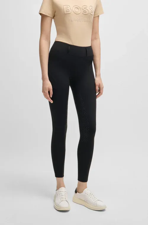 LEGGINGS FULL GRIP DONNA HUGO BOSS NERO