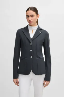 GIACCA DA DONNA HUGO BOSS ANNA GRIGIO SCURO GIACCA DA DONNA HUGO BOSS ANNA GRIGIO SCURO