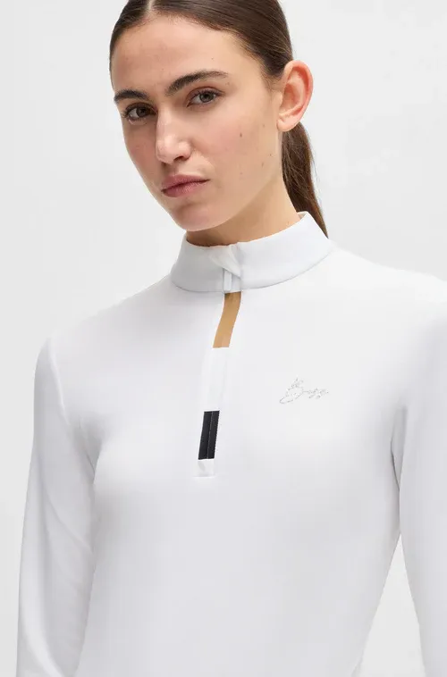 MAGLIA DA COMPETIZIONE DONNA HUGO BOSS MINOU MAGLIA DA COMPETIZIONE DONNA HUGO BOSS MINOU