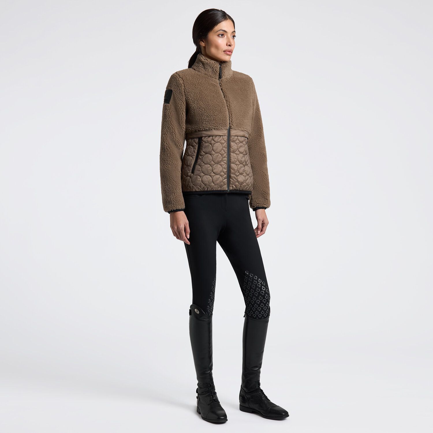 GIACCA DA DONNA CAVALLERIA TOSCANA IN PILE E NYLON