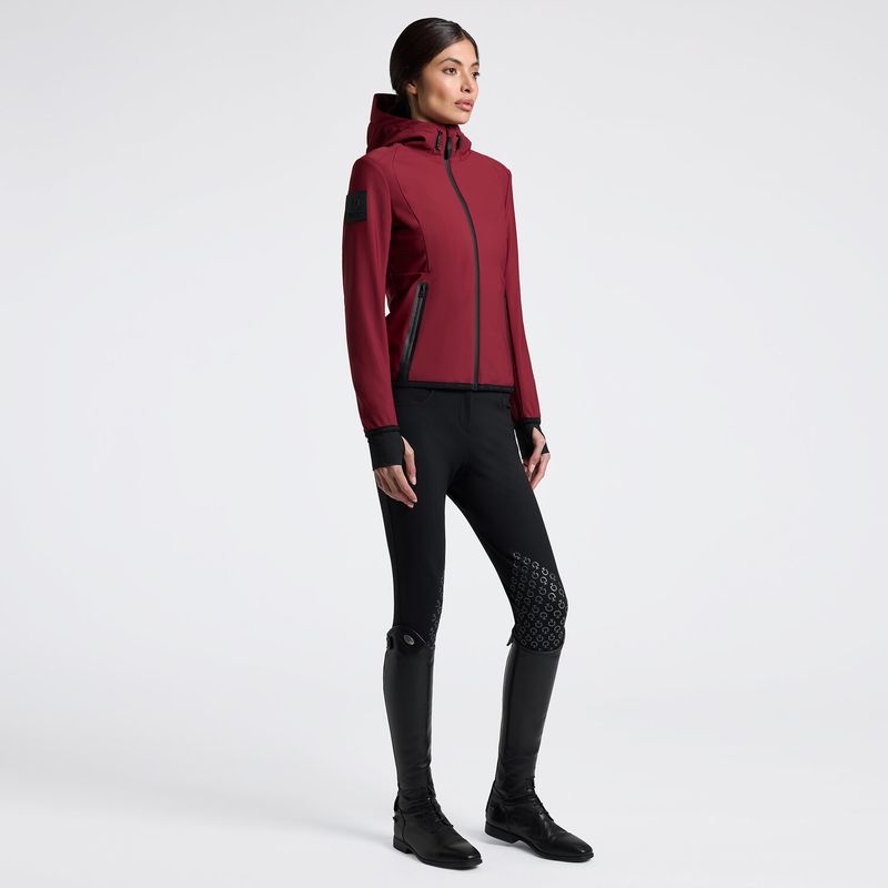 GIACCA SOFTSHELL TERMICA DA DONNA CON CAPPUCCIO CAVALLERIA TOSCANA GIACCA SOFTSHELL TERMICA DA DONNA CON CAPPUCCIO CAVALLERIA TOSCANA