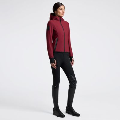 GIACCA SOFTSHELL TERMICA DA DONNA CON CAPPUCCIO CAVALLERIA TOSCANA