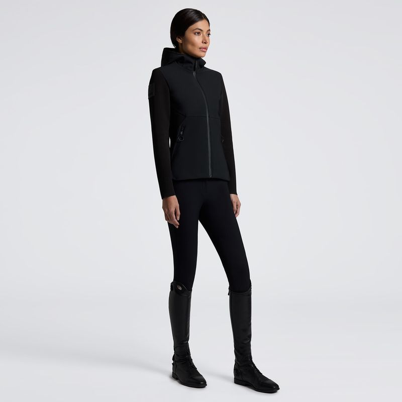 GIACCA IN SOFTSHELL DA DONNA CAVALLERIA TOSCAHNA CON MANICHE IN MAGLIA TERMICA GIACCA IN SOFTSHELL DA DONNA CAVALLERIA TOSCAHNA CON MANICHE IN MAGLIA TERMICA