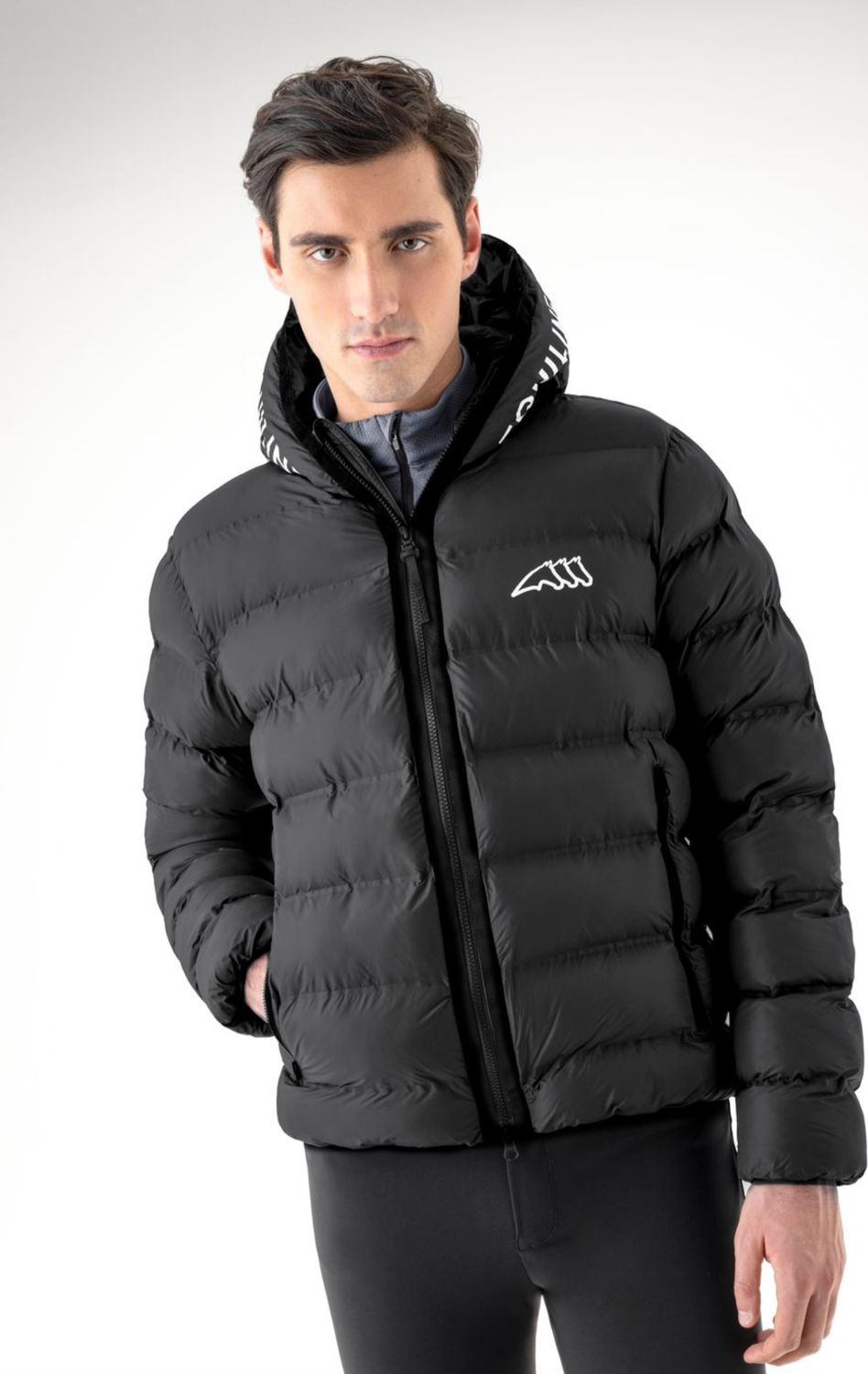 BOMBER UOMO EQUILINE GRIGIO CRELIZ