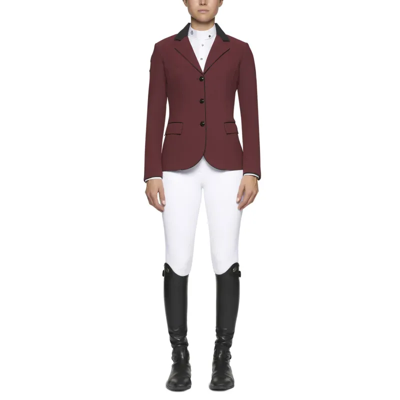 GIACCA DA CONCORSO DONNA CON BOTTONI CAVALLERIA TOSCANA BORDEAUX GIACCA DA CONCORSO DONNA CON BOTTONI CAVALLERIA TOSCANA BORDEAUX