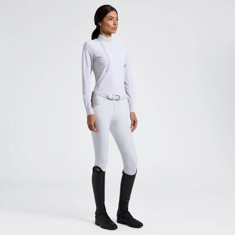 CAMICIA DA CONCORSO DONNA MANICHE LUNGHE CAVALLERIA TOSCANA CON PETTORINA TERMO SALDATA CAMICIA DA CONCORSO DONNA MANICHE LUNGHE CAVALLERIA TOSCANA CON PETTORINA TERMO SALDATA