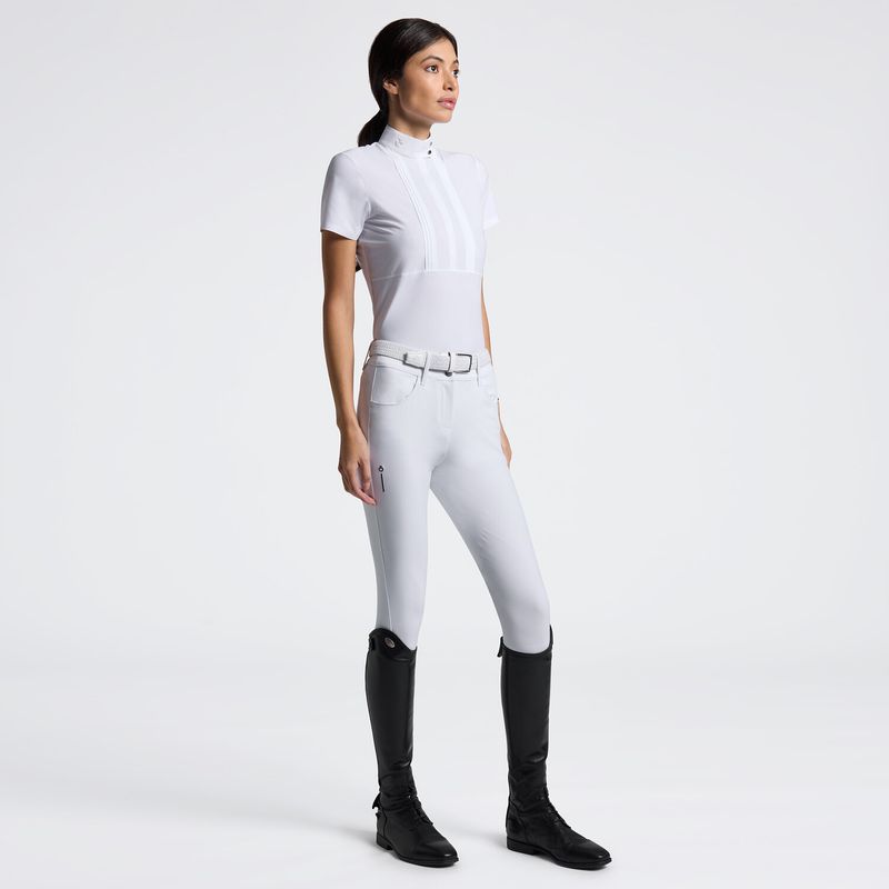 CAMICIA DA CONCORSO DONNA CAVALLERIA TOSCANA CON  PETTORINA TERMOSALDATA CAMICIA DA CONCORSO DONNA CAVALLERIA TOSCANA CON  PETTORINA TERMOSALDATA