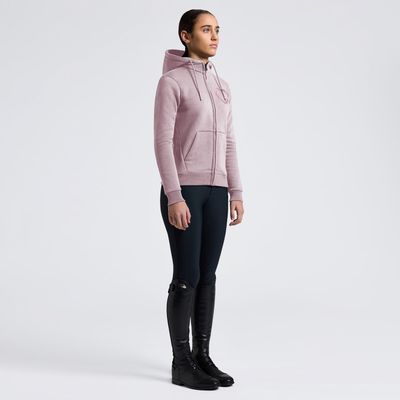 FELPA CAVALLERIA TOSCANA BAMBINA IN COTONE CON ZIP