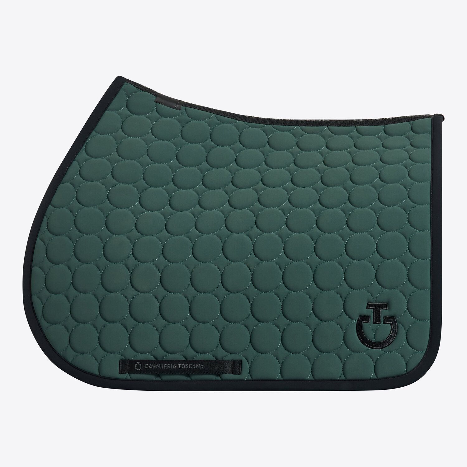SET SOTTOSELLA + CUFFIA CAVALLERIA TOSCANA JUNGLE GREEN