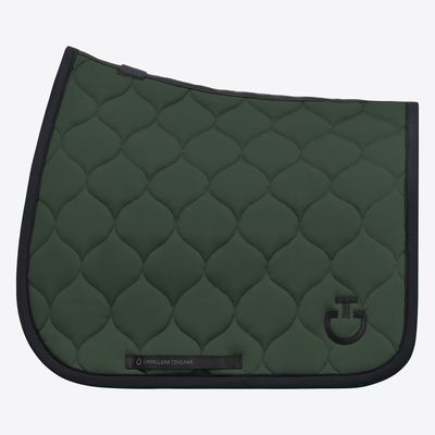 SET SOTTOSELLA + CUFFIA CIPOLLA CAVALLERIA TOSCANA JUNGLE GREEN