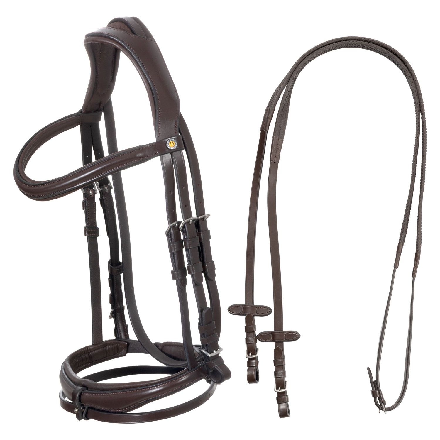 TESTIETA INGLESE CON CAPEZZINA ANATOMICA EQUESTRO