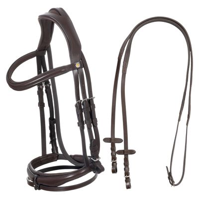 TESTIETA INGLESE CON CAPEZZINA ANATOMICA EQUESTRO TESTIETA INGLESE CON CAPEZZINA ANATOMICA EQUESTRO