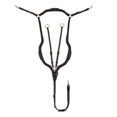 PETTORALE ANATIMICO CON PELLE DOPPIATA, CON MARTINGALA EQUESTRO PETTORALE ANATIMICO CON PELLE DOPPIATA, CON MARTINGALA EQUESTRO