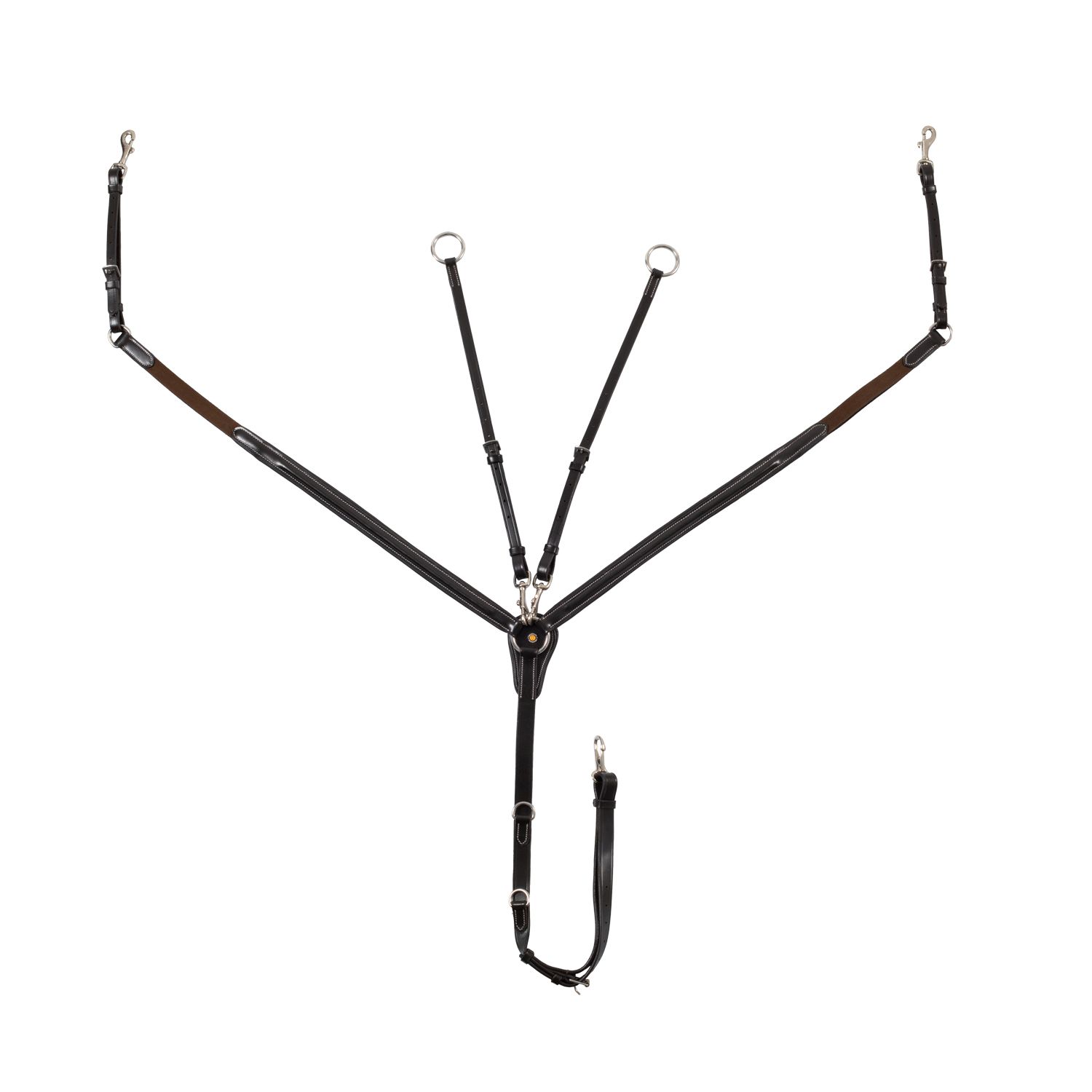 PETTORALE CON MARTINGALA REMOVIBILE ED INSERTI ELASTICI  EQUESTRO