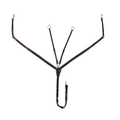 PETTORALE CON MARTINGALA REMOVIBILE ED INSERTI ELASTICI  EQUESTRO