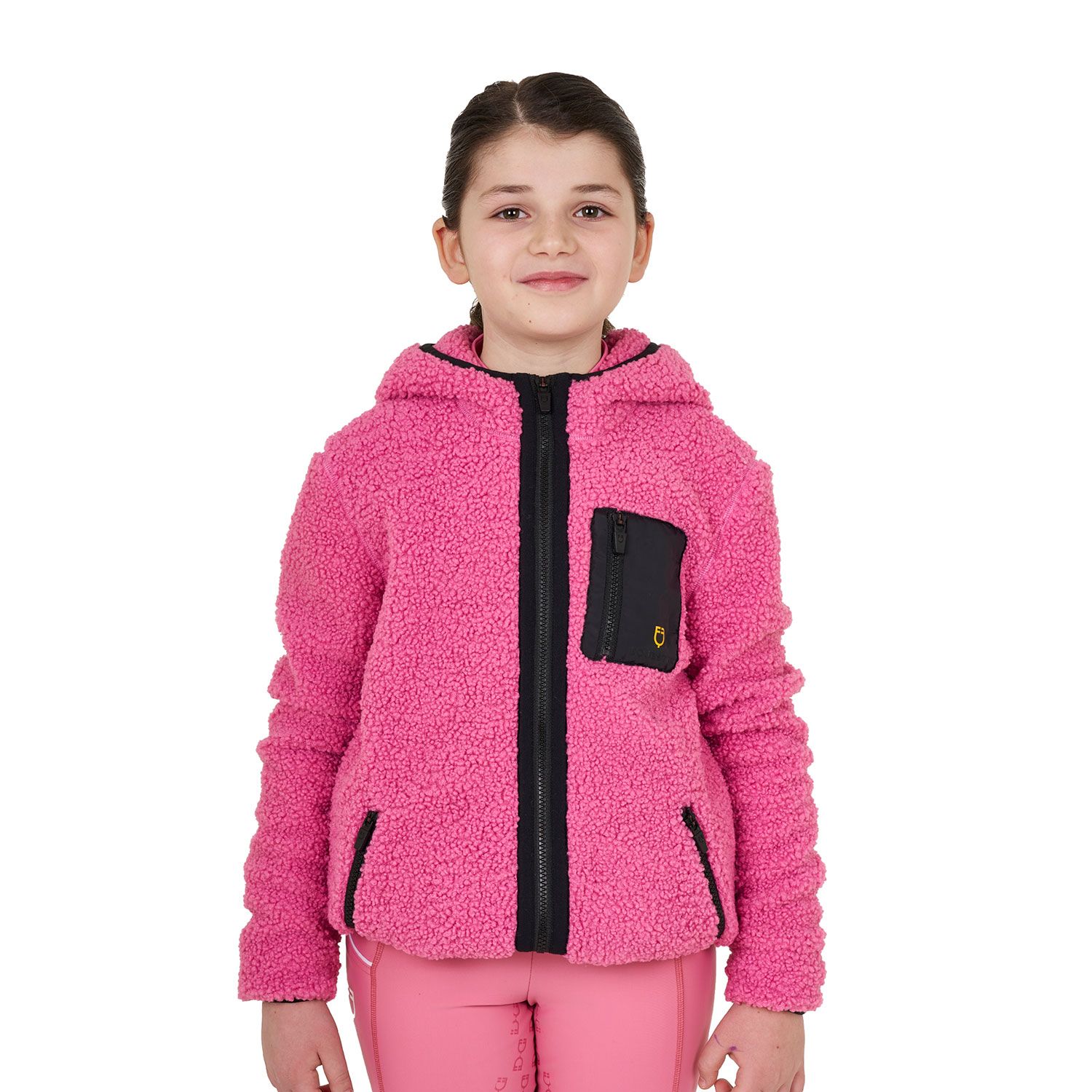 TEDDY ROSA BAMBINA CON ZIP