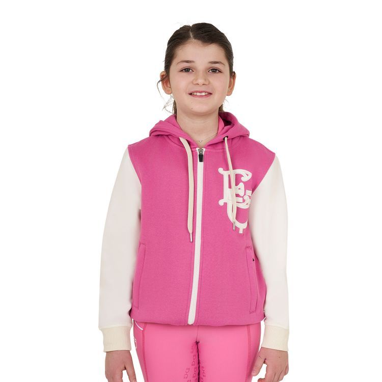 FELPA DA BAMBINA EQ BICOLORE EQUESTRO