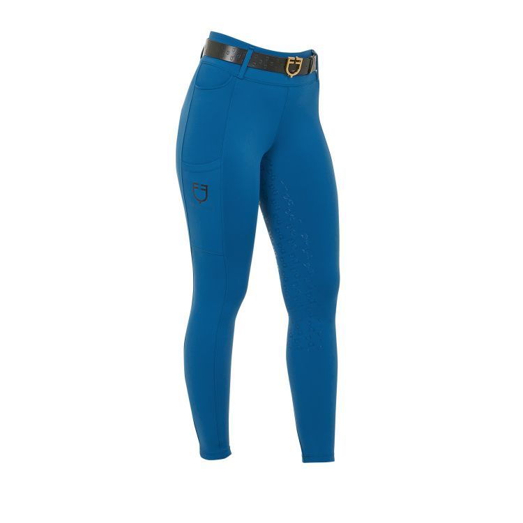 LEGGINGS A VITA ALTA CON PASSANTI DONNA EQUESTRO