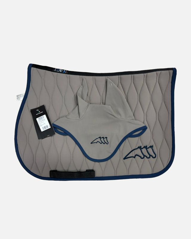 SET SOTTOSELLA + CUFFIA EQUILINE TORTORA PONY