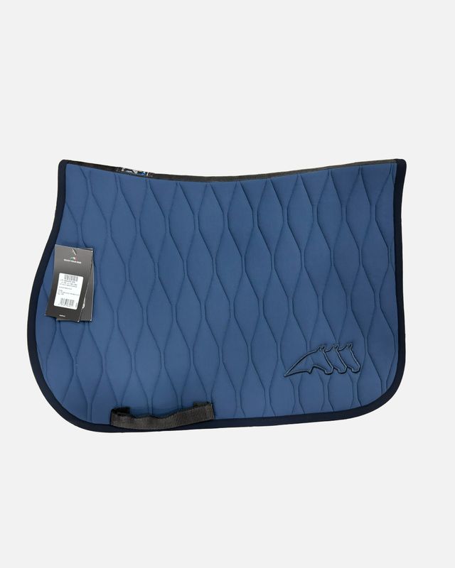 SET SOTTOSELLA + CUFFIA EQUILINE BLU PONY