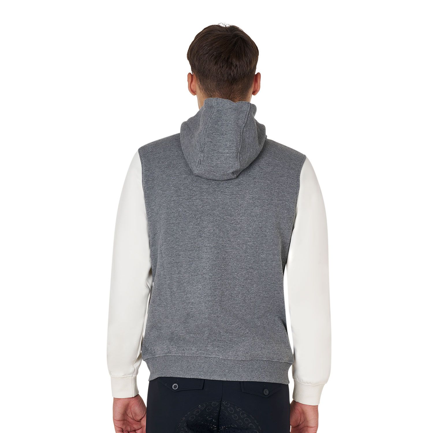 FELPA UOMO ISTITUZIONALE CON ZIP EQUESTRO