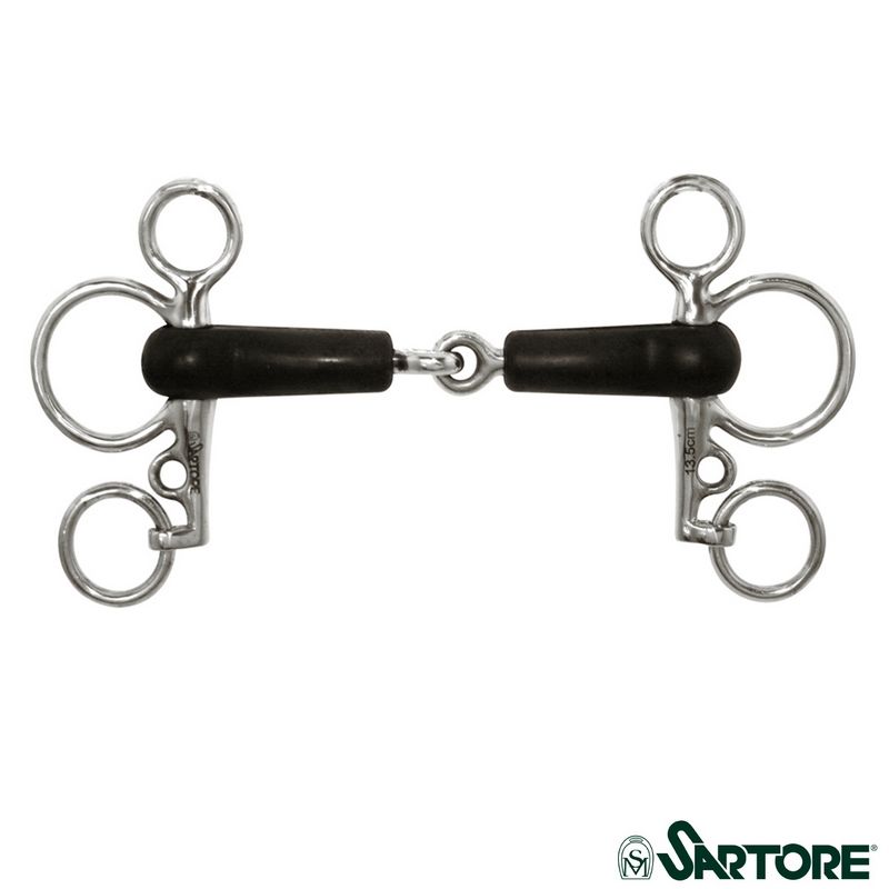 PELHAM SNODATO IN GOMMA CHIAMATA CORTA PELHAM SNODATO IN GOMMA CHIAMATA CORTA