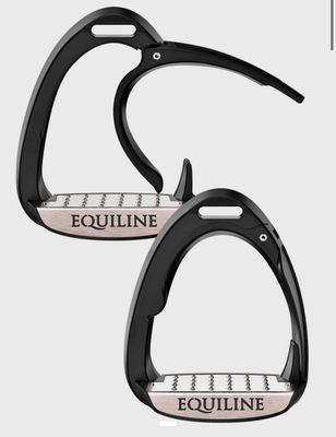 STAFFE DI SICUREZZA NERA OPACA EQUILINE X-CEL STAFFE DI SICUREZZA NERA OPACA EQUILINE X-CEL