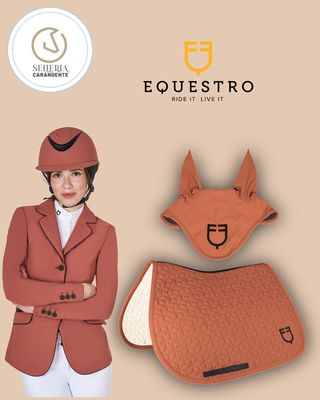 SET EQUESTRO GIACCA + CASCO + SOTTOSELLA + CUFFIA TERRACOTTA SET EQUESTRO GIACCA + CASCO + SOTTOSELLA + CUFFIA TERRACOTTA