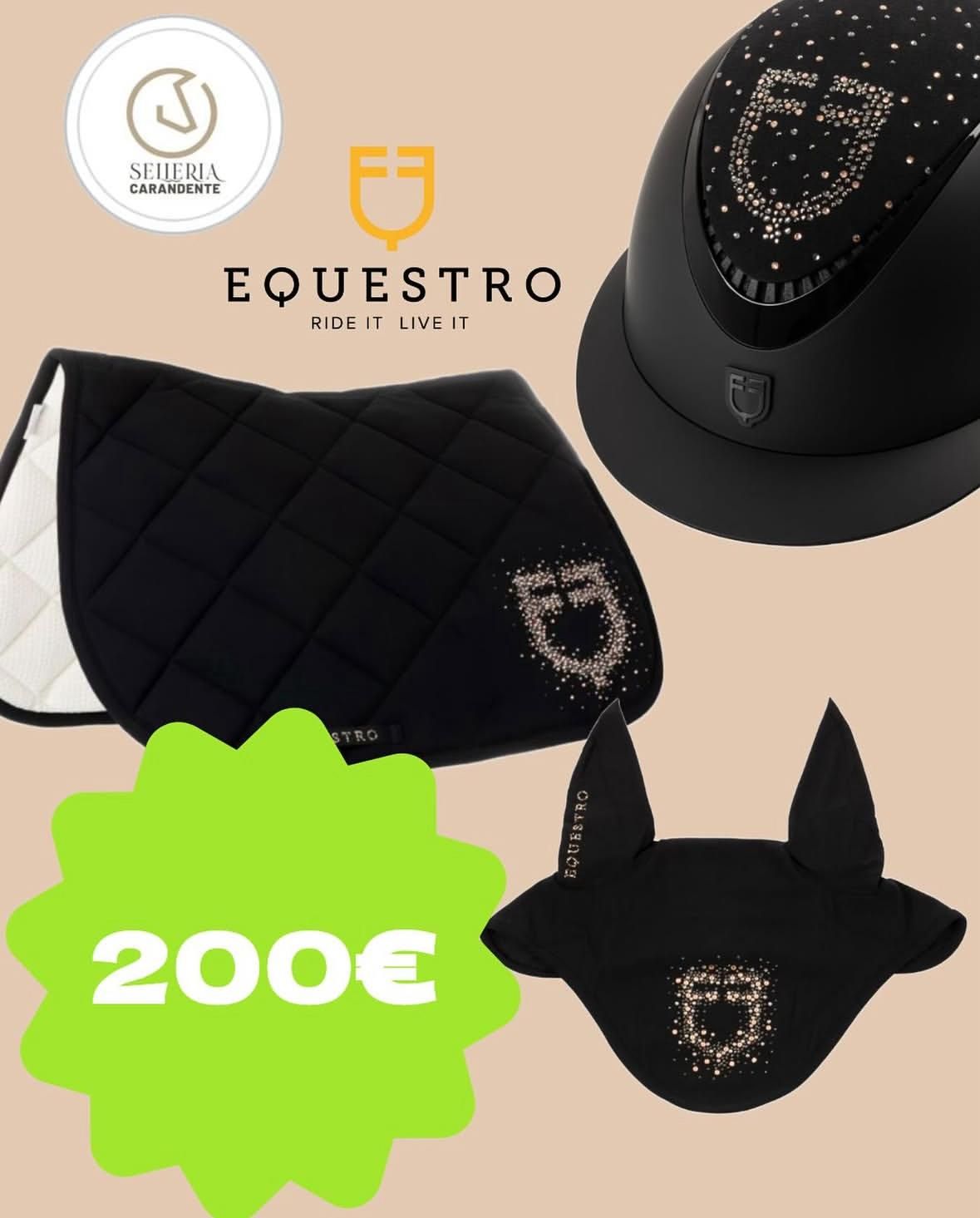 SET CAP EQUESTRO PROXIMA + SOTTOSELLA E CUFFIA CON LOGO IN STRASS EQUESTRO SET CAP EQUESTRO PROXIMA + SOTTOSELLA E CUFFIA CON LOGO IN STRASS EQUESTRO
