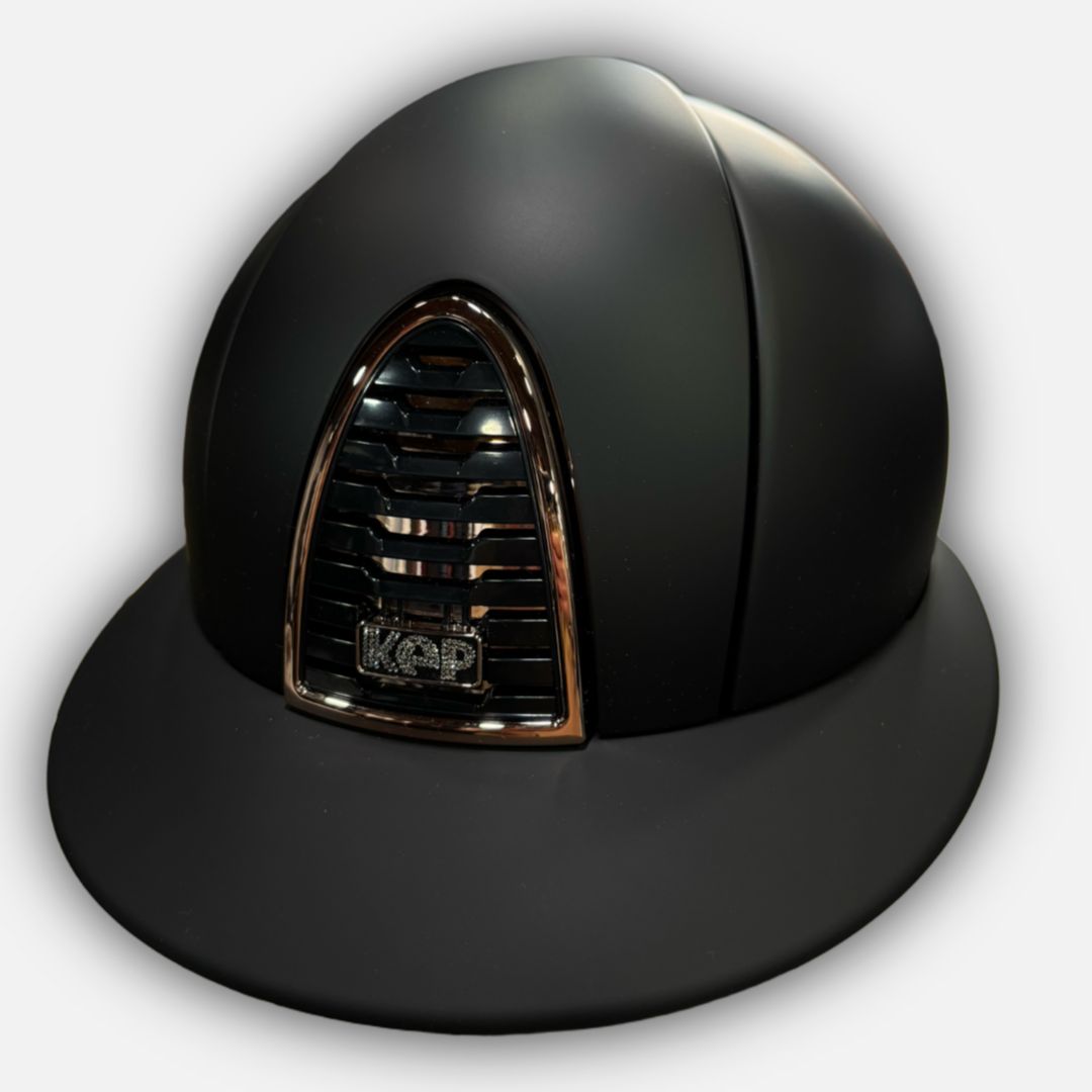 KEP CROMO 2.0 MATT NERO CORNICE ORO ROSA E LOGO SWAROVSKI