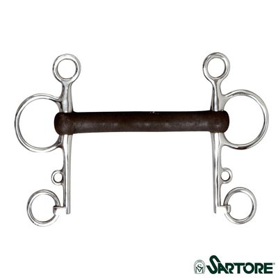 PELHAM GOMMA FLESSIBILE E INOX  MM135