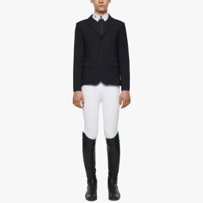 GIACCA DA COMPETIZIONE BAMBINO CAVALLERIA TOSCANA NERA GIACCA DA COMPETIZIONE BAMBINO CAVALLERIA TOSCANA NERA