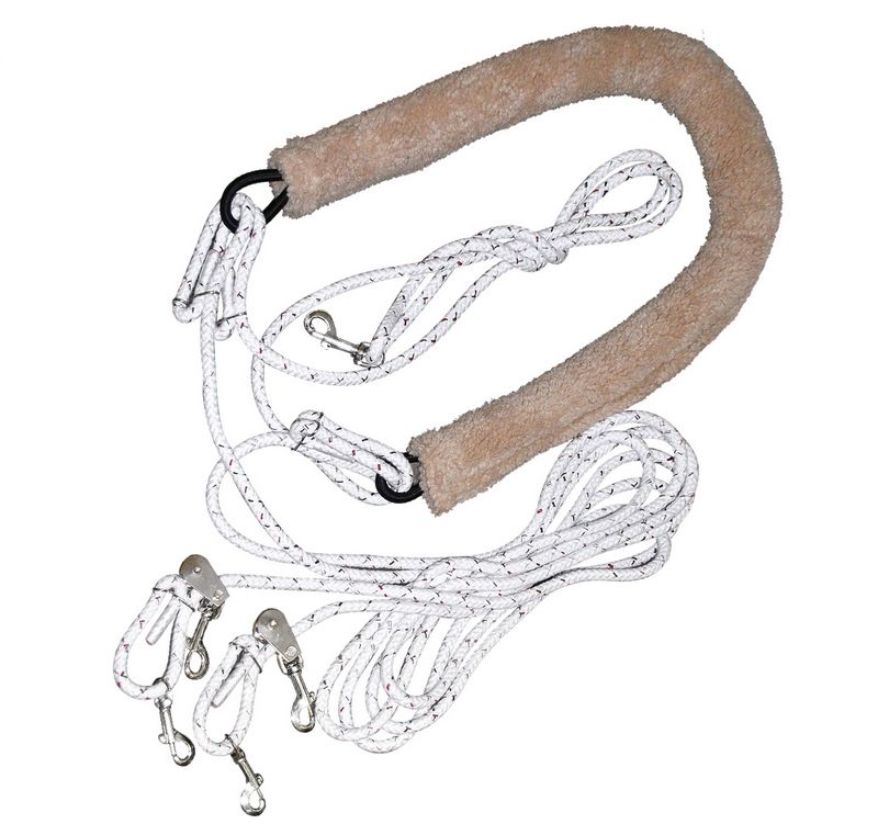 REDINI DA ADDESTRAMENTO CON MOSCHETTONI