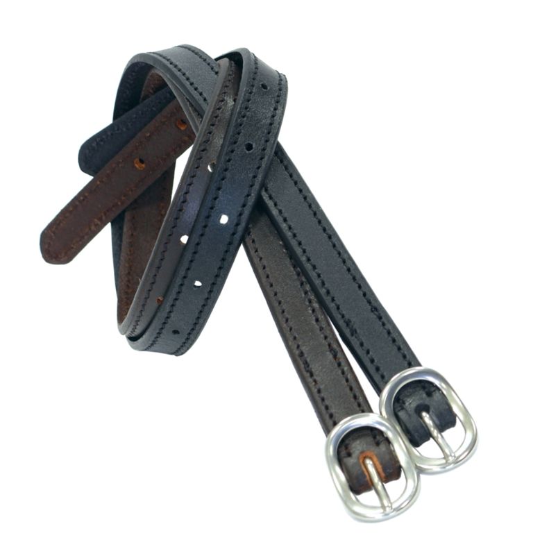 CINTURINO SPERONI IN PELLE NERO